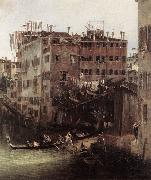 Canaletto The Rio dei Mendicanti (detail) Sweden oil painting artist