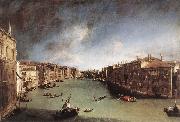 Canaletto Grand Canal, Looking Northeast from Palazo Balbi toward the Rialto Bridge Sweden oil painting artist