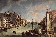 Canaletto Grand Canal, Looking East from the Campo San Vio Sweden oil painting artist