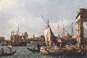 Canaletto La Punta della Dogana (Custom Point) dfg oil painting picture wholesale