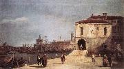 Canaletto The Fonteghetto della Farina painting