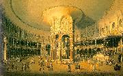 Canaletto Ranelagh, the Interior of the Rotunda oil painting artist