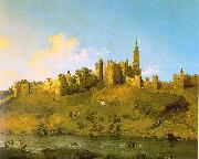 Canaletto Alnwick Castle, Northumberland Sweden oil painting artist