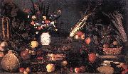 Caravaggio Still-Life with Flowers and Fruit g Sweden oil painting artist