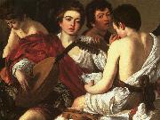 Caravaggio The Concert  The Musicians oil painting