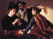 Caravaggio The Cardsharps f oil painting