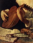 Caravaggio Lute Player (detail) gg oil painting