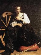 Caravaggio St Catherine of Alexandria fdf oil