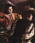 Caravaggio The Calling of Saint Matthew (detail) urt oil painting picture wholesale