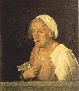 Giorgione Old Woman dhjd Sweden oil painting artist