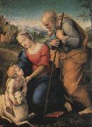 Raphael The Holy Family with a Lamb oil painting