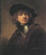 Rembrandt Self Portrait as a Young Man oil painting picture wholesale