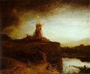 Rembrandt The Mill painting