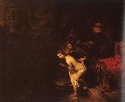 Rembrandt Susanna and the Elders painting