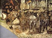 PISANELLO Saint George and the Princess of Trebizond (detail) sg oil painting reproduction