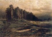 A.K.Cabpacob Landscape oil painting