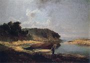 A.K.Cabpacob Landscape oil painting