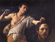 Caravaggio David with the head of Goliath Sweden oil painting artist