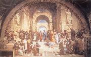 Raphael THe School of Athens oil painting reproduction