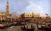 Canaletto named Canaletto Venetie, the Bacino Tue S. Marco on Hemelvaartsdag Sweden oil painting artist