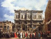 Canaletto Venice The Feast Day of Saitn Roch Sweden oil painting artist