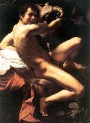 Caravaggio St. John the Baptist Sweden oil painting artist