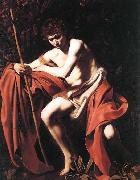 Caravaggio St. John the Baptist Sweden oil painting artist