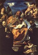 GUERCINO Saint Gregory the Great with Saints Ignatius Loyola and Francis Xavier Sweden oil painting artist
