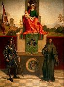 Giorgione Madonna and Child Enthroned between St Francis and St Liberalis Sweden oil painting artist