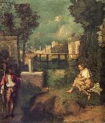 Giorgione THe Tempest Sweden oil painting artist