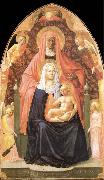 MASACCIO Holy Ana Metterza painting