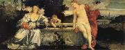 Titian Sacred and Profanc Love Sweden oil painting artist