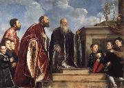 Titian The Vendramin Family oil painting picture wholesale