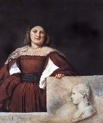 Titian Portrait of a lady oil painting on canvas