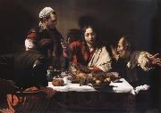 Caravaggio The meal in Emmaus Sweden oil painting artist