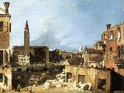 Canaletto The Stonemason-s Yard Sweden oil painting reproduction
