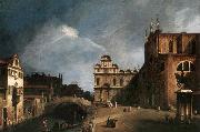 Canaletto Santi Giovanni e Paolo and the Scuola di San Marco Sweden oil painting artist