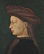 MASACCIO Profile Portrait of a Young Man Sweden oil painting artist