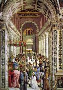 Pinturicchio Aeneas Piccolomini Crowned as Pope Sweden oil painting artist