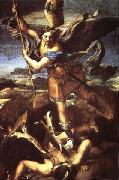 Raphael SaintMichael Trampling the Dragon oil painting