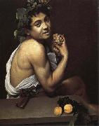 Caravaggio Self-Portrait as Bacchus Sweden oil painting artist