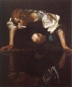 Caravaggio narcissus Sweden oil painting artist
