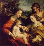 Correggio The Mystic Marriage of St. Catherine Sweden oil painting artist