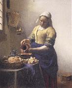 JanVermeer The Kitchen Maid Sweden oil painting artist