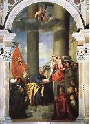 Titian Our Lady of the Pesaro family oil painting on canvas