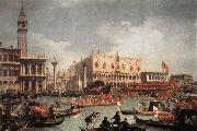 Canaletto The Bucintore Returning to the Molo on Ascension Day c Sweden oil painting artist