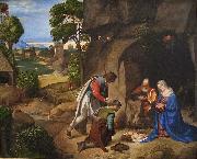 Giorgione The Allendale Nativity Adoration of the Shepherds oil