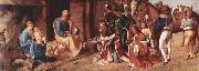 Giorgione Allendale group oil painting
