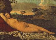 Giorgione Sleeping Venus Sweden oil painting artist