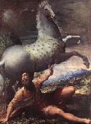 PARMIGIANINO The Conversion of St Paul - Oil on canvas Sweden oil painting artist